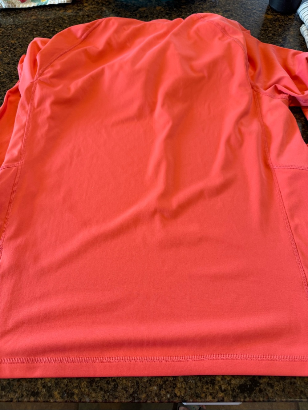Chubbies Men’s Calypso Sun Hoodie in Bright Coral - Picture 6 of 6